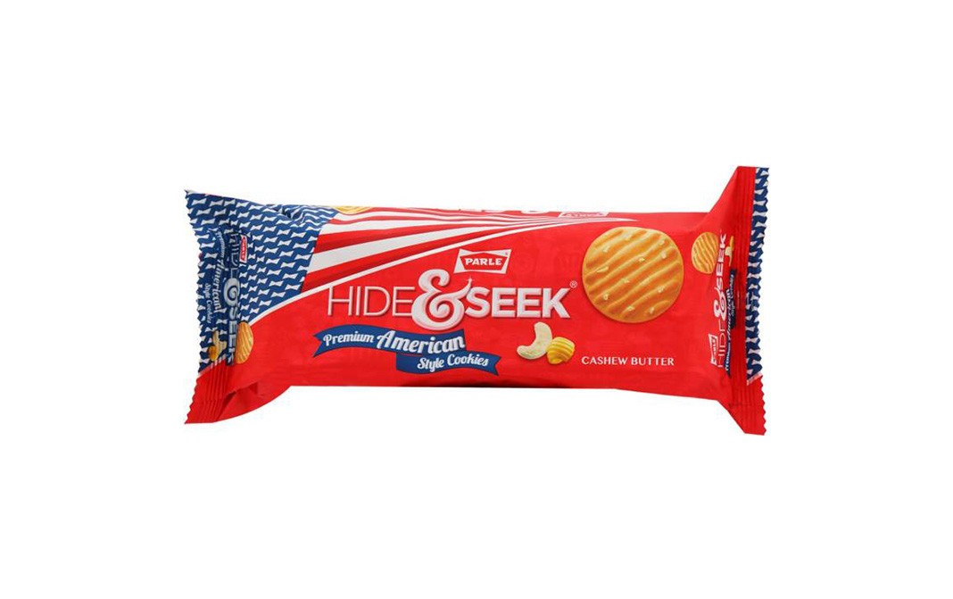 Parle Hide & Seek Premium American Style Cookies - Cashew Butter   Pack  150 grams